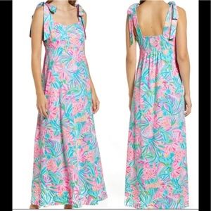 Lilly Pulitzer Maleka Maxi Dress - SM - Tropical Punch